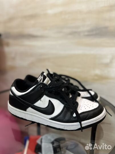 Кроссовки nike dunk low black and white eur 40,5