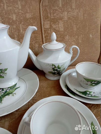 Чайный сервиз новый Рига