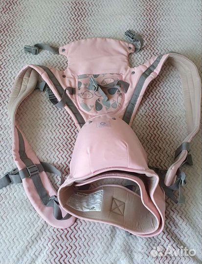 Эрго рюкзак кенгуру для ребенка Aiebao Розовый
