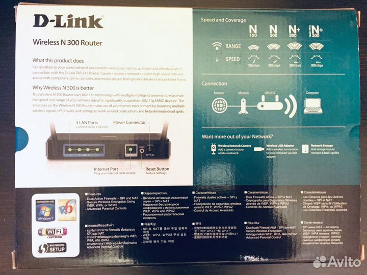 Роутер D-link DIR-615 Wi-Fi