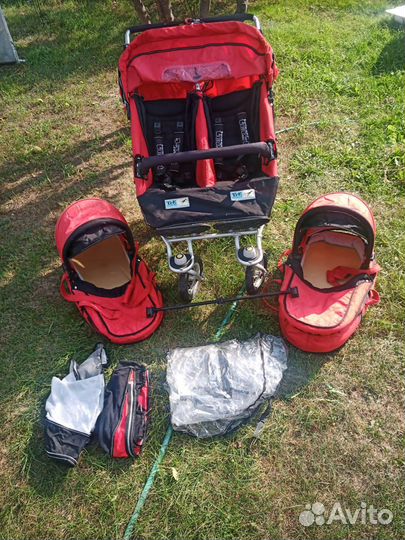 Коляска для близнецов или двойни 3в1