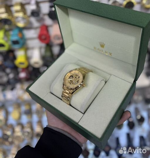 Часы мужские механические rolex золотые
