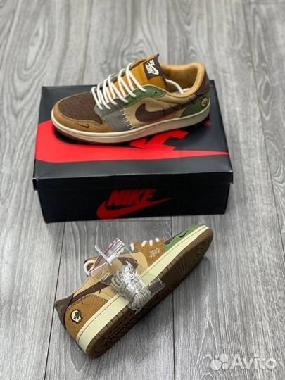 Кроссовки Nike Air Jordan 1 low Voodoo Luxe