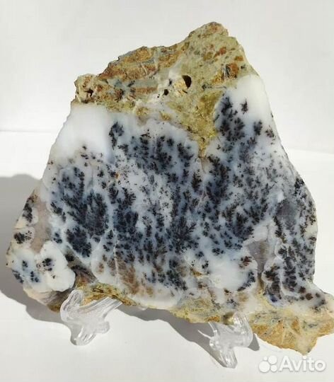 Минерал опал кальцит пластина