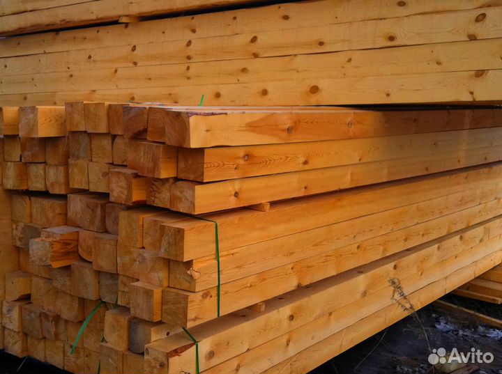 Строганный брус 90х90х6000мм, гост, опт