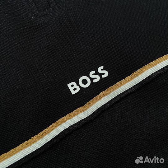 Свитшот hugo boss полузамок old money