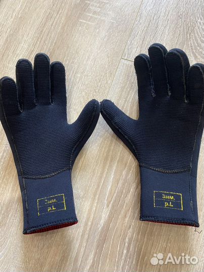 Перчатки для подводной охоты 3 мм new deep