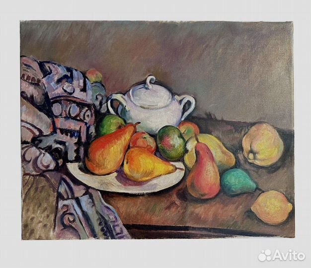 Картина-копия. Сезанн 'Натюрморт с драпировкой