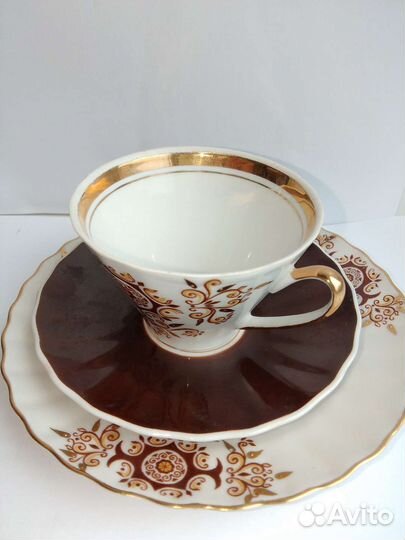 Чашка с блюдцем, фарфор