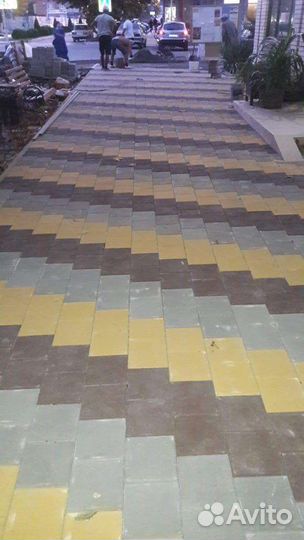 Укладка тротуарной плитки под ключ