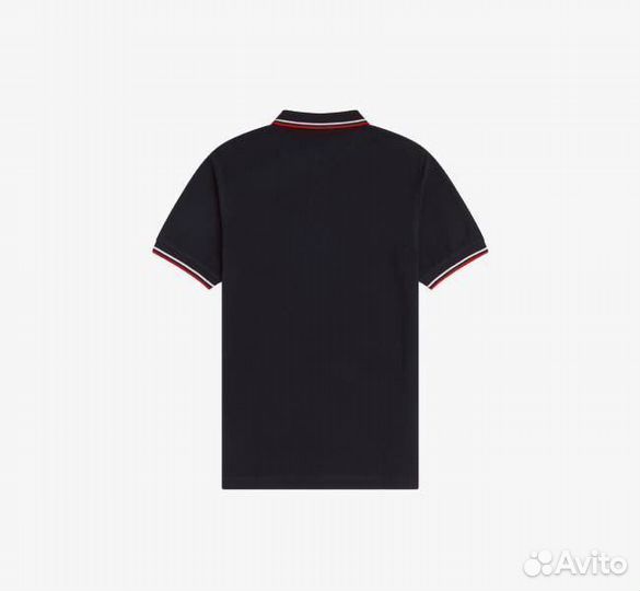 Мужское поло Fred Perry red type 2 Черное