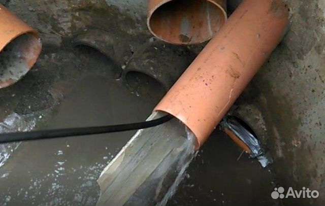 Прочистка канализации, устранение засоров