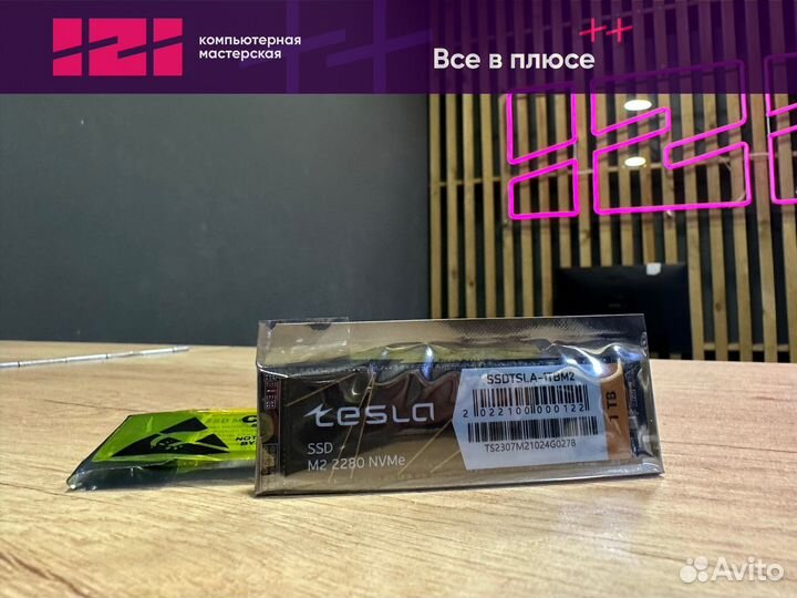 Новый 1tb SSD M.2 nvme накопитель tesla