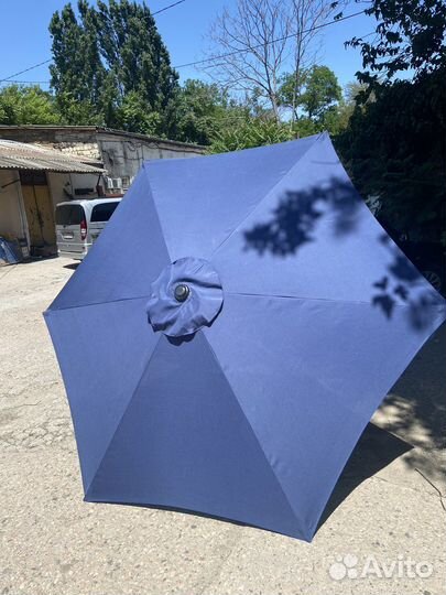 Зонт уличный на трещетке 240см