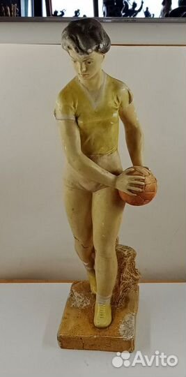 Статуэтка Волейболистка Гипс (028011)