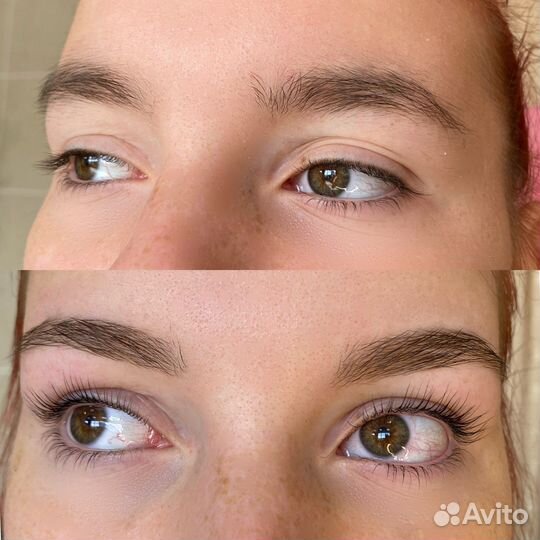 Окрашивание бровей