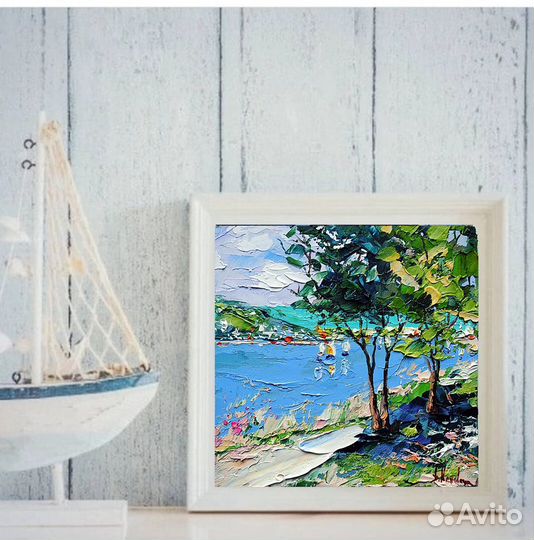 Картина маслом Картина маслом пейзаж Морской пейза