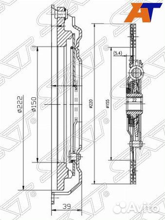 Комплект сцепления ford focus