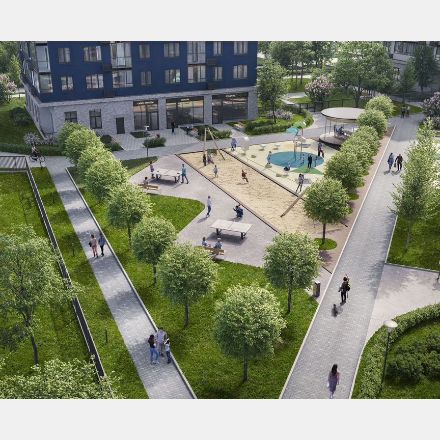 1-к. квартира, 38,5 м², 6/9 эт.