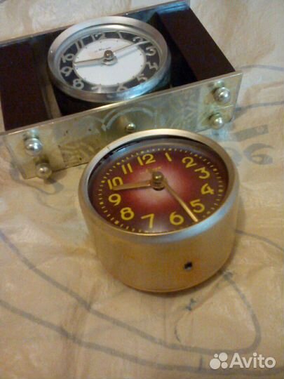 Настольные часы Маяк +механизм изг в СССР