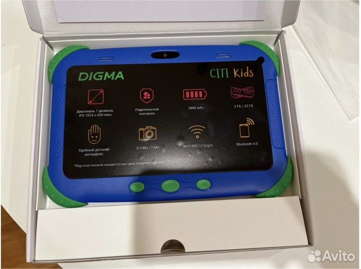 Детский планшет Digma citi Kids MT8321