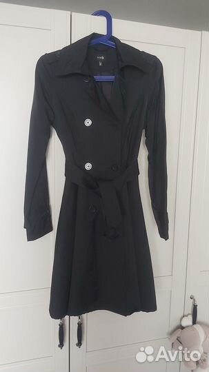 Тренч черный