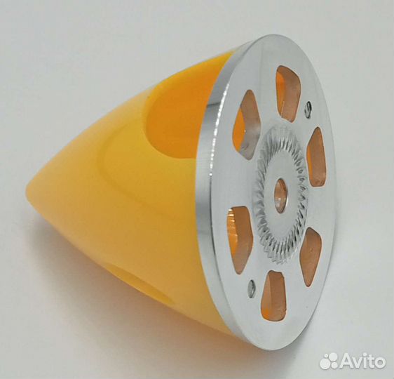 Кок жёлтый 45мм с металлической планшайбой, 1шт