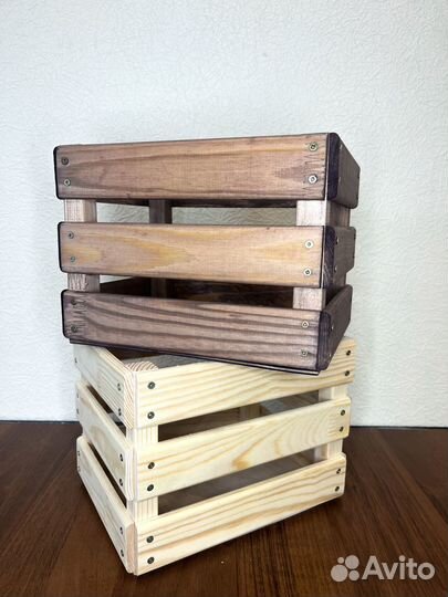 Деревянный ящик для хранения 20*15*15см