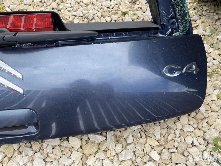 Накладка крышки багажника citroen c4 купе 2008