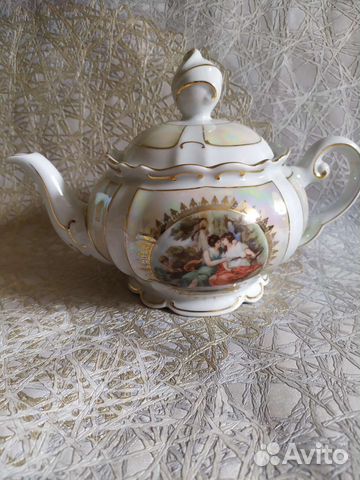 Сервиз неполный Германия фарфор винтаж сахарница