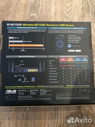 Роутер asus RT-AC-1200