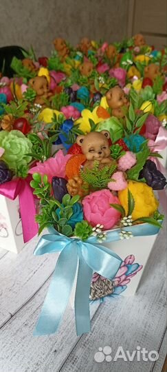 Букет из мыла на 8 марта