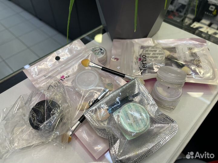 Большой набор для ногтей + лампа