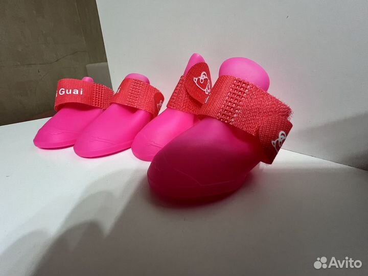 Ботиночки дождевые для маленьких собак