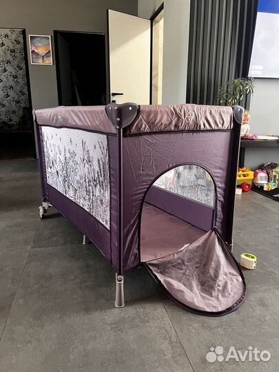 Детская кровать манеж с матрасом