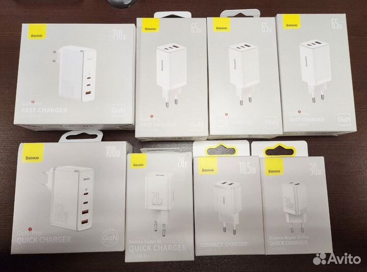 Сзу Baseus 20w 30w 65w 100w 140w