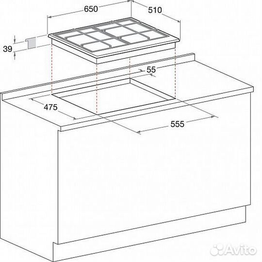 Газовая панель hotpoint-ariston PKL 641 D2 IX/HA