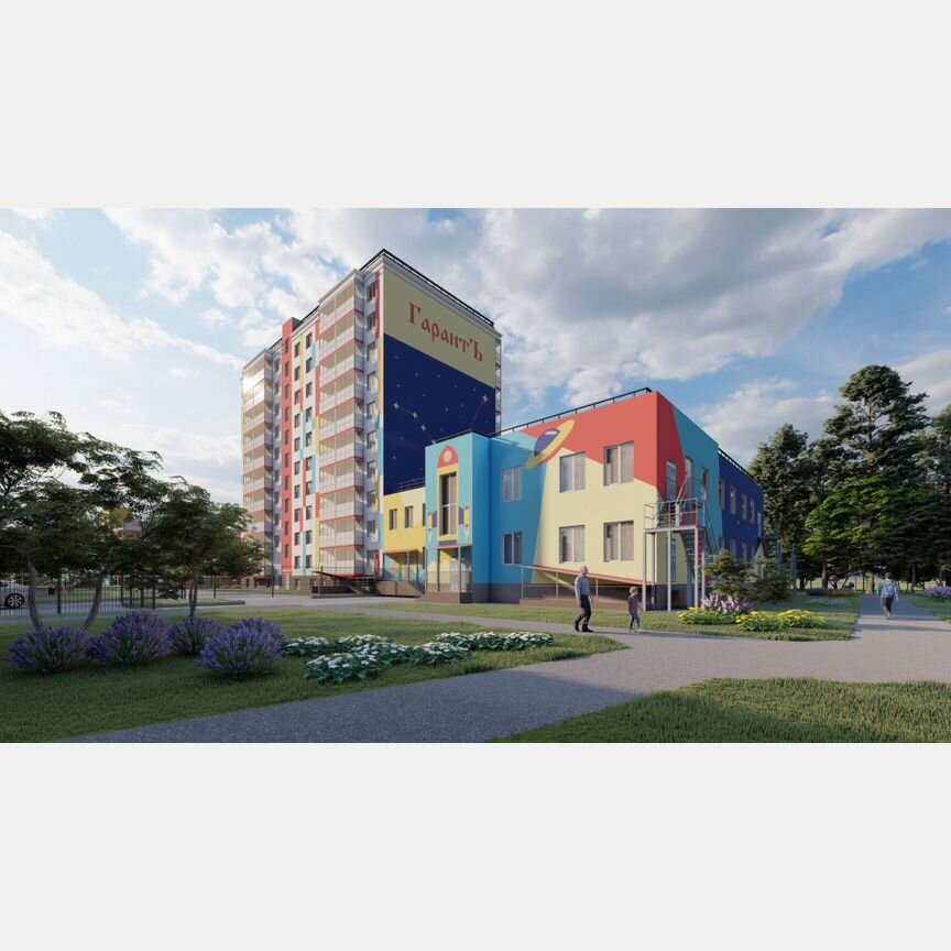 3-к. квартира, 116,8 м², 2/10 эт.