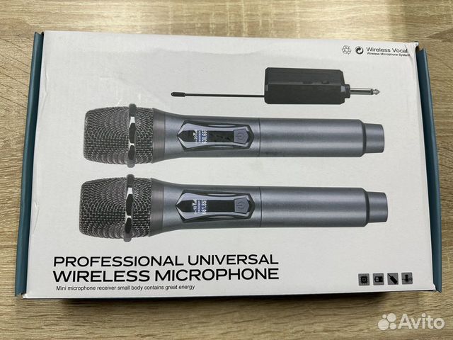 Комплект беспроводных радио микрофонов караоке объявление продам