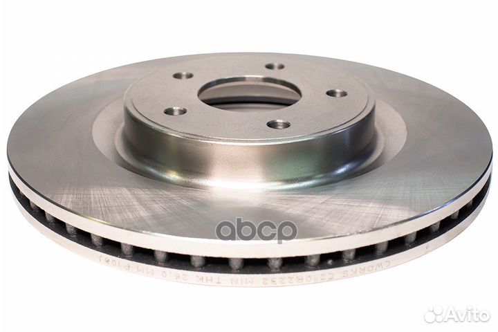 Тормозной диск передний C210R2232 cworks