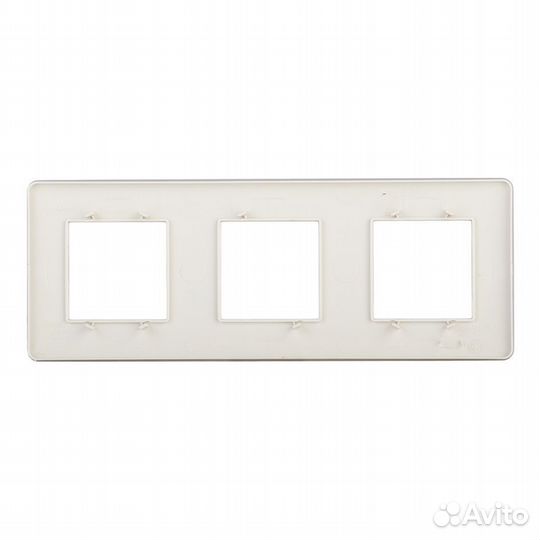Рамка Unica NEW studio NU200644 трехместная универ