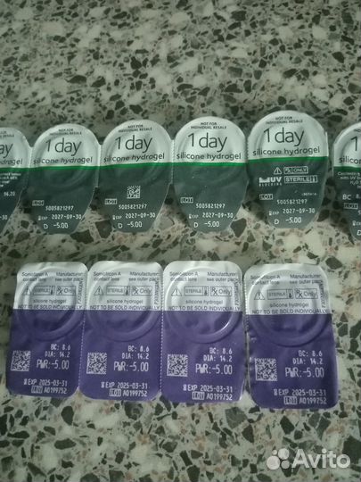 Линзы контактные