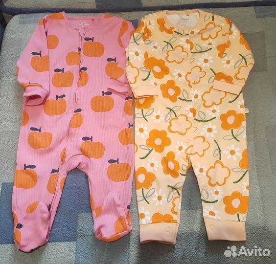 Новый набор слипов next 6-9 без ножек