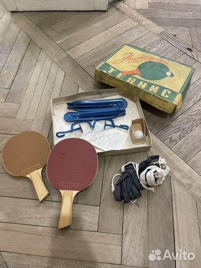 Набор для игры в настольный теннис СССР