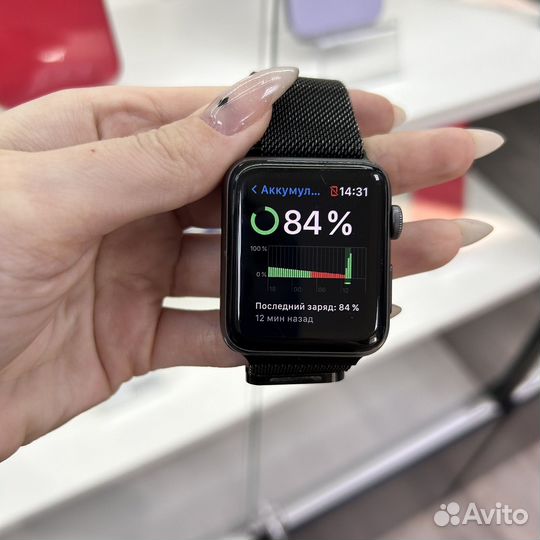 Часы apple watch 3 42 mm Б/у