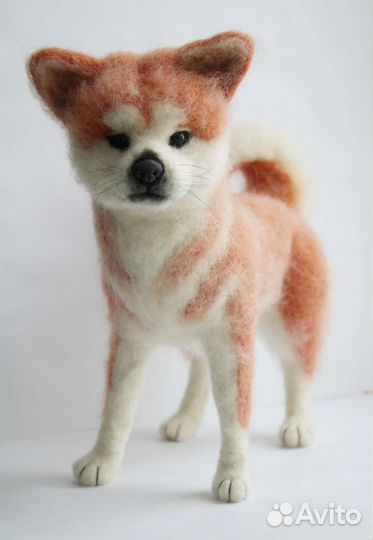 Акита ину собачка ручной работы
