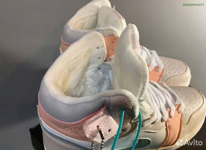 Кроссовки Nike Air Jordan тёплые (Арт.83993)