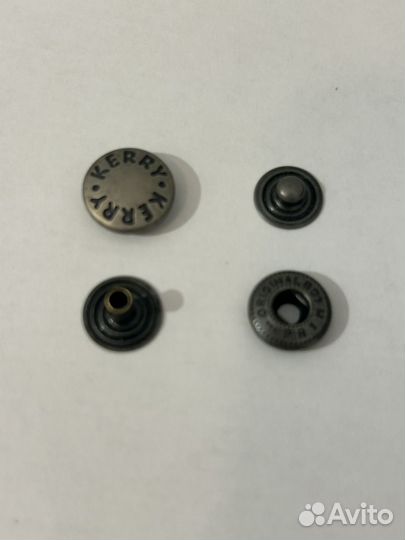 Клепки для одежды фирменные