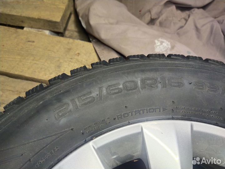 Колеса r16 на оригинальных дисках шкода карог