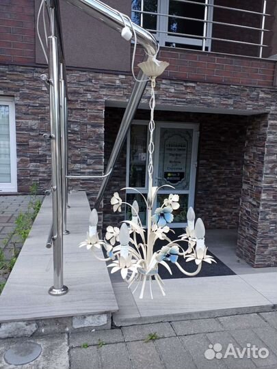 Люстра Винтаж, металлическое, из Швеции